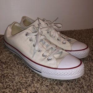 White Low Top Converse